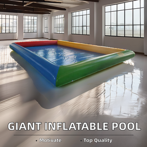 <span class=keywords><strong>Piscine</strong></span> gonflable géante personnalisable <span class=keywords><strong>HTH</strong></span> pour enfants, usage commercial, en PVC, forme rectangulaire, garantie 1 an - Product Image 2