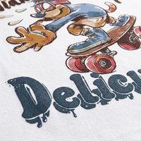 T-shirt graphique rétro animalier imprimé numérique 300g 100% coton coupe oversize vintage délavé Hip Hop Skater Streetwear OEM
