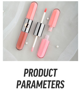 MLM Hot Sale OEM <b>Custom</b> Dual End Liquid <b>Lipstick</b> Matte and Shimmer Lip Gloss Waterproof Long Lasting Non Transfer Private Label - Product Image 4