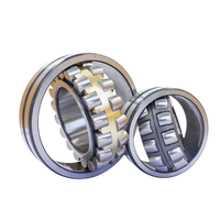 Roulement à rouleaux sphériques durable 22209CA 22210CA à double rangée W33 en acier chromé de précision P6, lubrification à la graisse pour l'exploitation minière