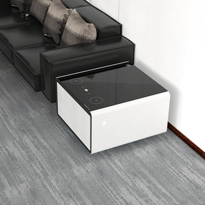 Table basse intelligente moderne avec réfrigérateur, bar et chargeur sans fil – Meuble intelligent pour la maison, le salon et la chambre - Product Image 6