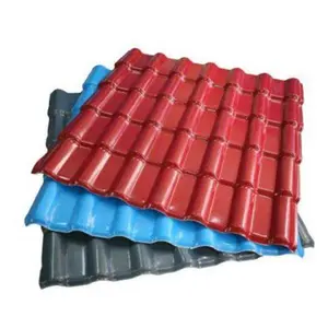 중국 저렴한 가격 ASA 합성 수지 지붕 타일 골판지 PVC 단일 타일 스페인 지붕 시트