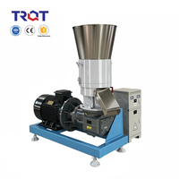 Nouvelle machine à granulés de sciure de bois électrique en acier au carbone TRQT, capacité de 400 kg/h, granulés de 6 à 12 mm pour le chauffage au combustible biomasse