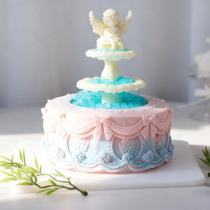 Moule à gâteau en silicone Fontaine de Trevi pour la cuisson de mousses, outils de bricolage, qualité alimentaire, compatible four, sans bulles d'air, flexipan origine - Product Image 3