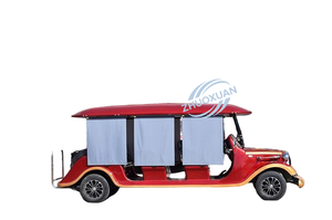 รถชมวิวไฟฟ้าแบบมีโครงสร้างแข็งแรง 11 ที่นั่ง ยางกันลื่น สำหรับถนนเปียก - Product Image 1
