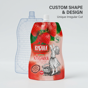 Bolsa Doypack Personalizada YOUYI de 3 Capas con Boquilla, Impresión <span class=keywords><strong>en</strong></span> 12 Colores, para Envasado de Alimentos, Grado Alimenticio, Libre de BPA - Product Image 1