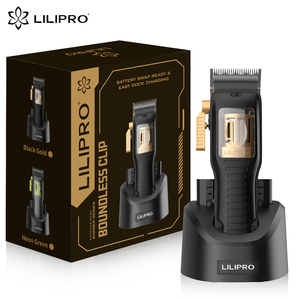 LILIPRO Kit de Coiffure Professionnel Trio Sans Fil : <span class=keywords><strong>Tondeuse</strong></span>, <span class=keywords><strong>Tondeuse</strong></span> de Précision et Rasoir Électrique pour Barbe et <span class=keywords><strong>Cheveux</strong></span>, Kit de <span class=keywords><strong>Coupe</strong></span> de <span class=keywords><strong>Cheveux</strong></span> Fade - Product Image 4