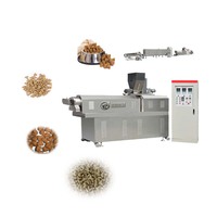 Machine de fabrication de granulés d'aliments pour animaux de compagnie (chiens, chats) et aliments pour animaux d'élevage, extrudeuse bivis pour équipement industriel