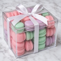 Boîte de présentation en acrylique multi-usages, luxueuse et facile à nettoyer, pour l'emballage de souvenirs, le rangement de bijoux en magasin