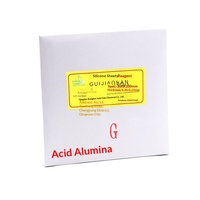Plaque de chromatographie en phase mince préfabriquée en alumine acide, neutre ou alcaline