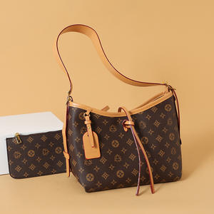 Bolso Tote de Marca Reconocida para Mujer, Modelo 2025, Bolso de Compras de Tela Estampada, Bolso de Hombro de Lona Lujoso para Madre e Hija, Color Marrón - Product Image 4