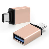 Adaptor OTG Mini USB 3.1 USB-C Tipe C Male ke USB 3.0 a Female Berkualitas Tinggi untuk Apple Mac