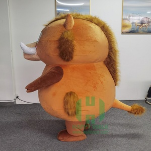 Mascotte gonflable pour adulte, dessin animé, Costume de fête d'halloween, cochon, Cosplay, amusant - Product Image 5