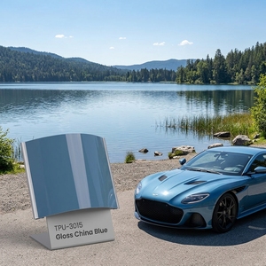 <span class=keywords><strong>Film</strong></span> de protection de peinture (PPF) Moben 1,52x3m en rouleau, auto-cicatrisant, en TPU céramique nano, pour installation à sec et humide, effet de changement de couleur bleu 350+, pour carrosserie automobile - Product Image 1