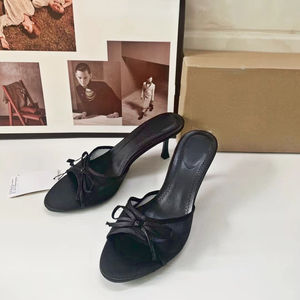 Tacones mujeres 2024 zapatos de mujer tipo <span class=keywords><strong>Francia</strong></span> una correa con Bowknot sandalias para zapatos de mujer tacones altos Chaussures Pour Femmes - Product Image 3