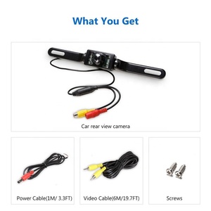 Podofo CMOS Dell'automobile di Inverso di Retrovisione di Backup Telecamera di Parcheggio di Visione Notturna Impermeabile 120 Gradi - Product Image 6
