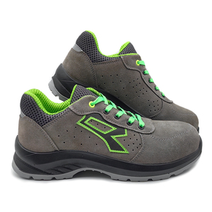 <span class=keywords><strong>Scarpe</strong></span> <span class=keywords><strong>Antinfortunistiche</strong></span> di Qualità in Pelle Scamosciata con Punta in Acciaio e Suola Antiperforazione per Uomo, Antiscivolo, Suola in PU, <span class=keywords><strong>Leggere</strong></span>, Stile Italiano - Product Image 5