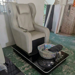 Fauteuil de pédicure de luxe KISEN en acier inoxydable avec fonction bain à remous, chaise de soin des pieds moderne en promotion pour salon de manucure - Product Image 1