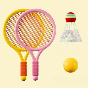 Ensemble de badminton et de tennis pour enfants, raquette de tennis durable pour enfants, pour débutants, jouets de plage, intérieur et extérieur, garçons - Product Image 5