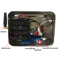 Serrure électronique de porte battante, serrure invisible cachée sans fil, télécommande, verrouillage automatique, entrée sans clé, serrures intelligentes