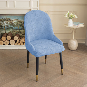 <span class=keywords><strong>Wingback</strong></span> Eetkamerstoel Hoezen Hoes Met Armen, Verwijder Wasbare Gebogen Rugstoelen Beschermhoes Voor Eetkamer - Product Image 5