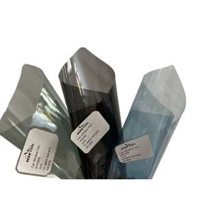 ฟิล์มกันแดดกระจกรถยนต์แบบม้วน ฟิล์ม PET ป้องกันแสงแดดเปลี่ยนสีได้ ป้องกันกระจกหน้ารถ ผิวมันเงา - Product Image 3