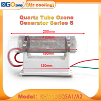 Purificateur d'air DGOzone pour l'élimination du formaldéhyde, générateur d'ozone à tube de quartz 5-20G/H, en stock, livraison rapide