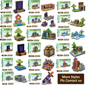 CAYI My World imán de bloque magnético creativo Diy juguetes magnéticos cubos juego de bloques de construcción rompecabezas 3D juguetes educativos para niños - Product Image 3