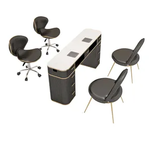 Mesa de Manicura Profesional de Lujo con Cajones, Equipo de Manicurista, Mesa de Exhibición para Salón y Hogar - Product Image 6