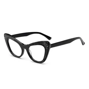 中国工厂复古眼镜醋酸纯色醋酸切尔西摩根眼镜镜架醋酸纤维