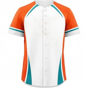High Quality Factory Price Youth Custom Logo Quick Dry Blank <b>Baseball</b> Jersey - Product Image 6