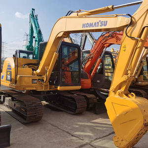 Miniexcavadora Komatsu PC70 usada con certificado EPA, componentes del núcleo del motor Caterpillar incluidos, motor de bomba, engranaje, caja de cambios, cojinete PLC - Product Image 1