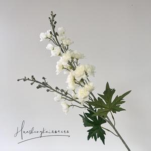 ดอกเดลฟีเนียมประดิษฐ์สีชมพู กิ่งเดี่ยว ยี่ห้อหัวเซิงไค  ดอกไม้ผ้าไหมเสมือนจริง สำหรับตกแต่งงานแต่งงาน - Product Image 5