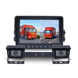 Nouvelle arrivée 7 pouces 2 canaux LCD rétroviseur moniteur de voiture caméra d'aide à l'inversion pour camion RV Bus voiture navire bateau <span class=keywords><strong>Ferry</strong></span> - Product Image 3