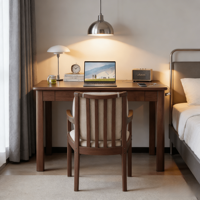 Bureau de maison et de bureau SONA HOME, choix de premier ordre, avec chargeur intégré, design minimaliste wabi-sabi, en bois de caoutchouc, multifonctionnel