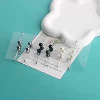 Broche à clip en forme de U, minimaliste, facile à porter, accessoire de décoration pour vêtements féminins