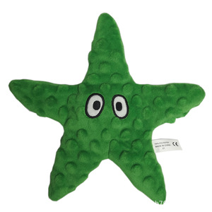 Wholesale Hot Sell Friendly Cute Soft Starfish Durable Pet <b>Squeaky</b> Chew Toy Starfish Interactive Bite Resistant Pet Dog Chew Toy - Product Image 4