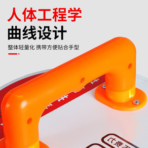 Manual Self Adhesive Wall Sander Holder 9in Orange Plastic Construction Use - Product Image 5