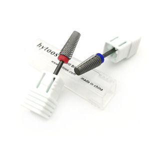 Đầu mũi khoan mài móng HYTOOS hình chữ thập, đầu phẳng, làm bằng cacbua, dạng côn, dùng cho máy khoan điện, phụ kiện làm móng - Product Image 5