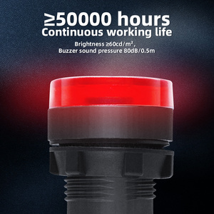 BENLEE 22mm IP65 12V 24V 110V 220V Zumbador DE SEGURIDAD intermitente de plástico <span class=keywords><strong>industrial</strong></span> con lámpara - Product Image 4