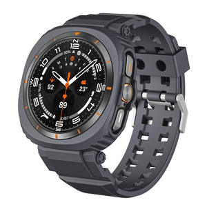 Bracelet en TPU pour Samsung Ultra One, pour Galaxy Watch7 Ultra 47 mm, bracelet de sport de luxe pour montre connectée, avec boucle à ardillon respirante et réglable - Product Image 4