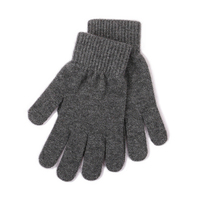 Gant en laine jacquard personnalisé de haute qualité pour doigts entiers Tricot de cachemire Demi-gants et mitaines pour l'hiver