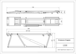 2500kg gran oferta precio bajo tijera portátil rápida poste único taller elevador de coche elevador hidráulico para L520E - Product Image 6