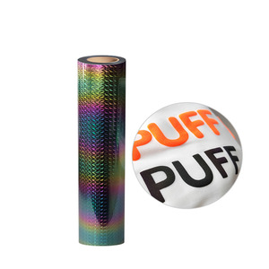 Easyweed alta densidad térmica <span class=keywords><strong>Flex</strong></span> 3D Techno Puff PU Material calor prensa hierro vinilo rollos para ropa transferencia de calor - Product Image 3