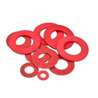 Red Vulcanized Fibre Paper DIN Plain Insulation Washer Flat Gasket for Electronic Electrical Equipment OEM Custom Fastener Parts