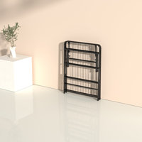 Kainice Sommier métallique autoportant pliable et portable, design moderne, taille Queen, avec cadre de lit gigogne, pour chambre d'appartement
