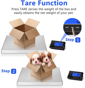 Balance numérique pour colis postaux 200 kg/10 g, balance d'expédition multifonctionnelle avec plateaux en acier inoxydable pour la maison, fonction <span class=keywords><strong>tare</strong></span> précise - Product Image 4
