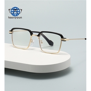 Teenyoun métal lunettes de lecture Anti lumière bleue métal Texture affaires classique presbytie cadre lunettes de lecture hommes en gros - Product Image 1