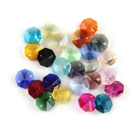 Perles de cristal colorées en vrac, facettées, 6 mm, pour la fabrication de bijoux