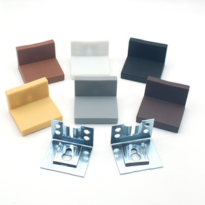 Raccords à 90 degrés pour protection d'<span class=keywords><strong>angle</strong></span> de meubles Support d'<span class=keywords><strong>angle</strong></span> en plastique connecteur en plastique supports de Support d'étagère cachés - Product Image 1
